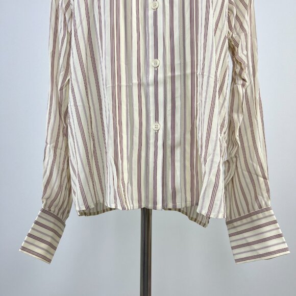 $455 NOWT See By Chloé Floral Stripe Top Blouse Size 38 - Picture 5 of 13